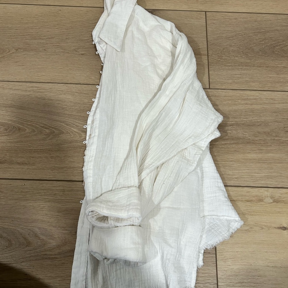 White Button-Up Shirt